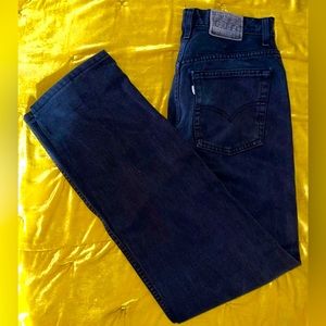 VTG vintage Levi’s Silvertab LOOSE style black denim size 4 Reg EUC